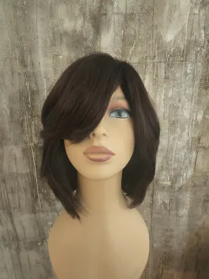 100% EUROPEAN NATURAL HUMAN HAIR 12" BROWN 7-LYR-55
