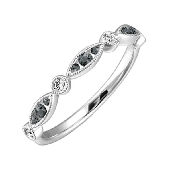 14KT White Gold & Diamond Fashion Ring -1/10 ctw