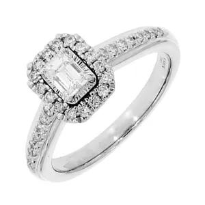 14KT White Gold & Diamonds Stunning Fashion Ring - 1/3 CTW
