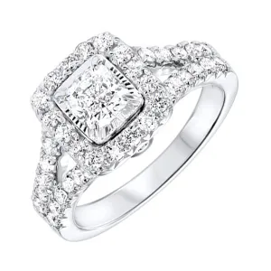 14KT White Gold & Diamonds Stunning Fashion Ring - 7/8 CTW