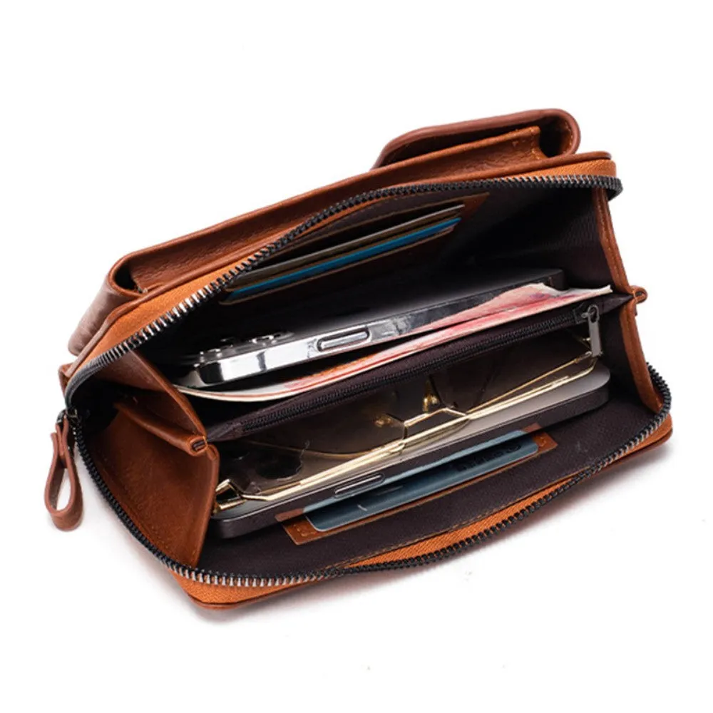 (18x11x4cm) Ladies Leather Shoulder Bag Purse Fashion Crossbody Bag - Pink