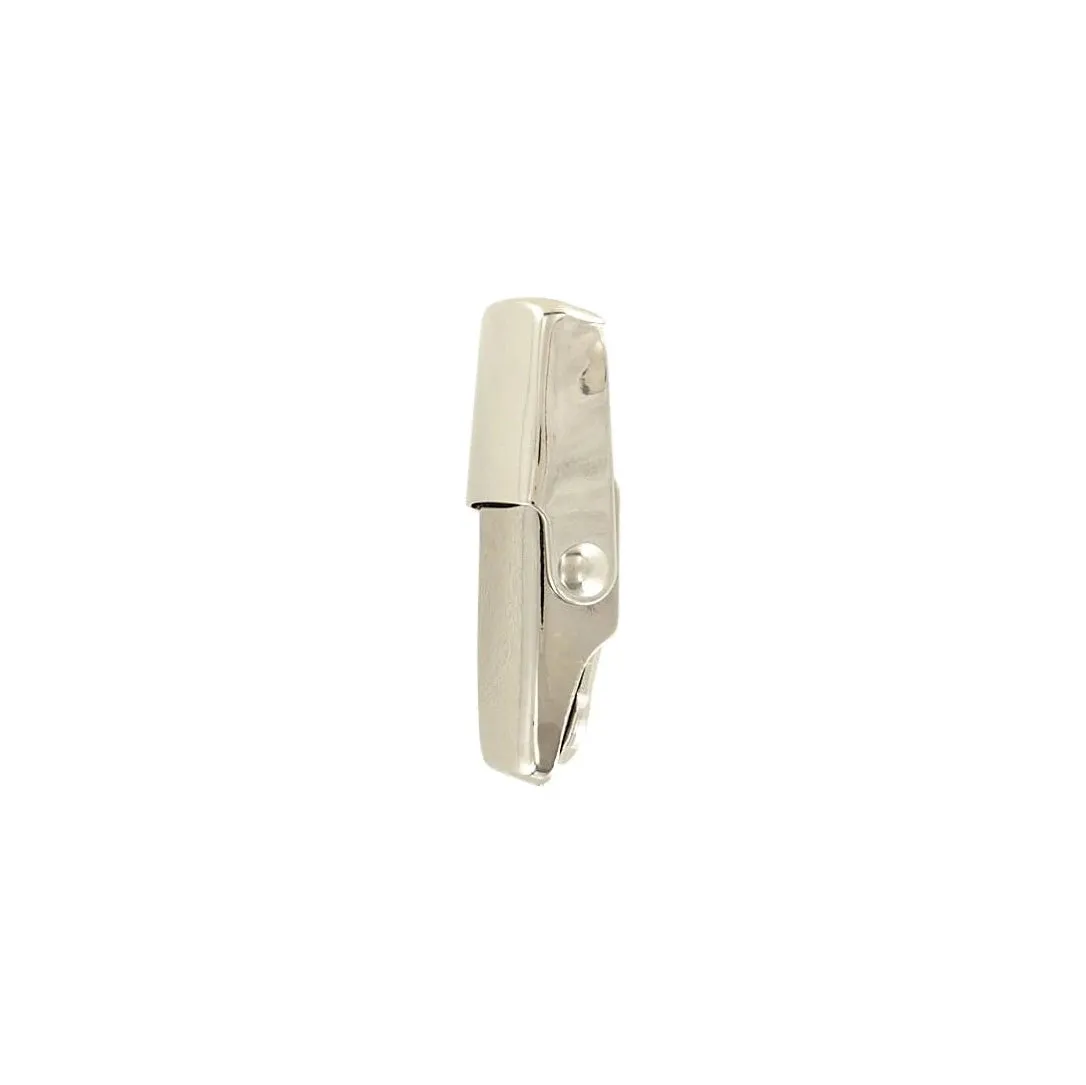2 1/4" Shiny Nickel, Catch, Steel, #L-122-NP