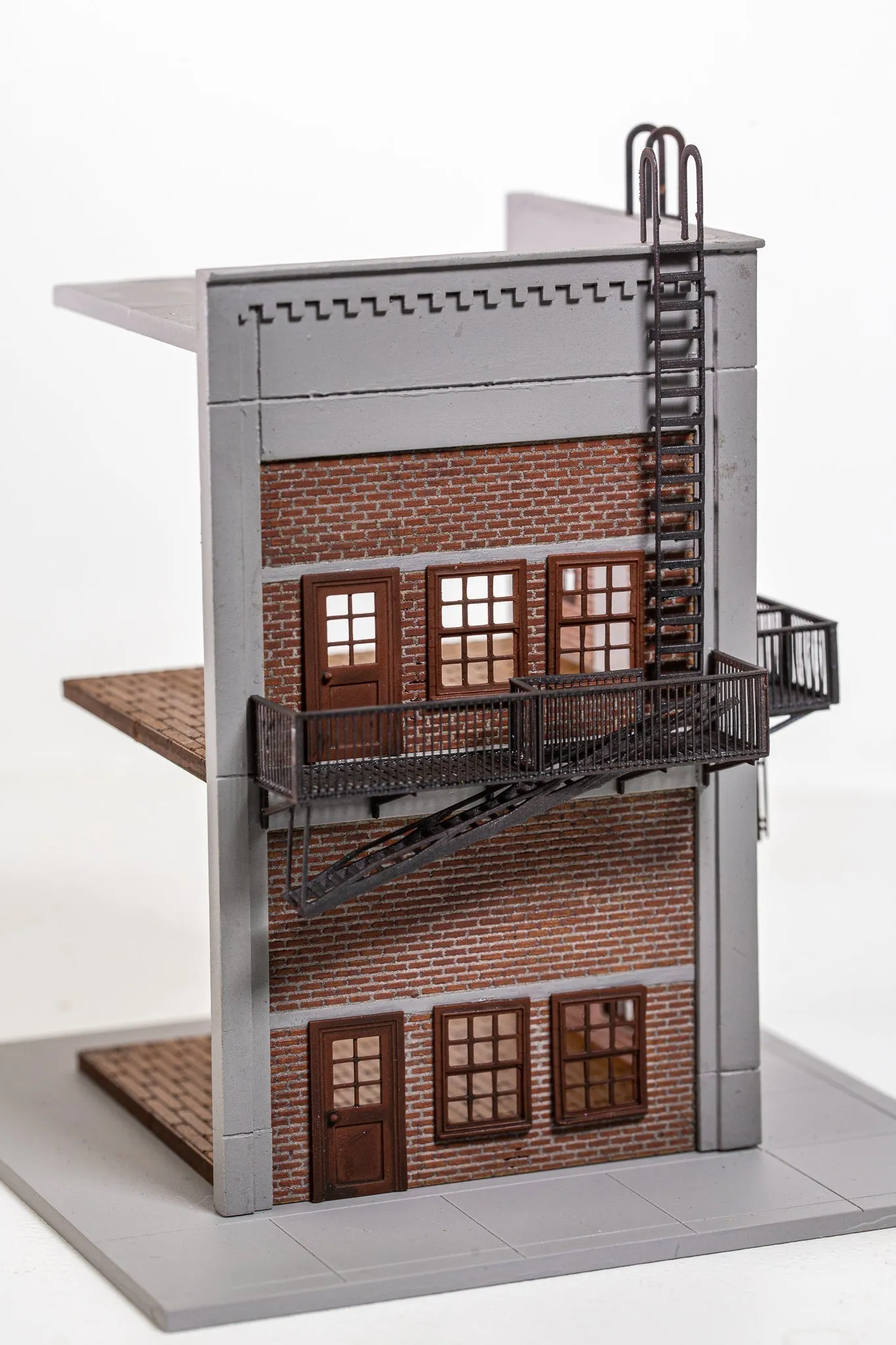2nd Floor & Above Fire Escape Ladder - Half Panel Width