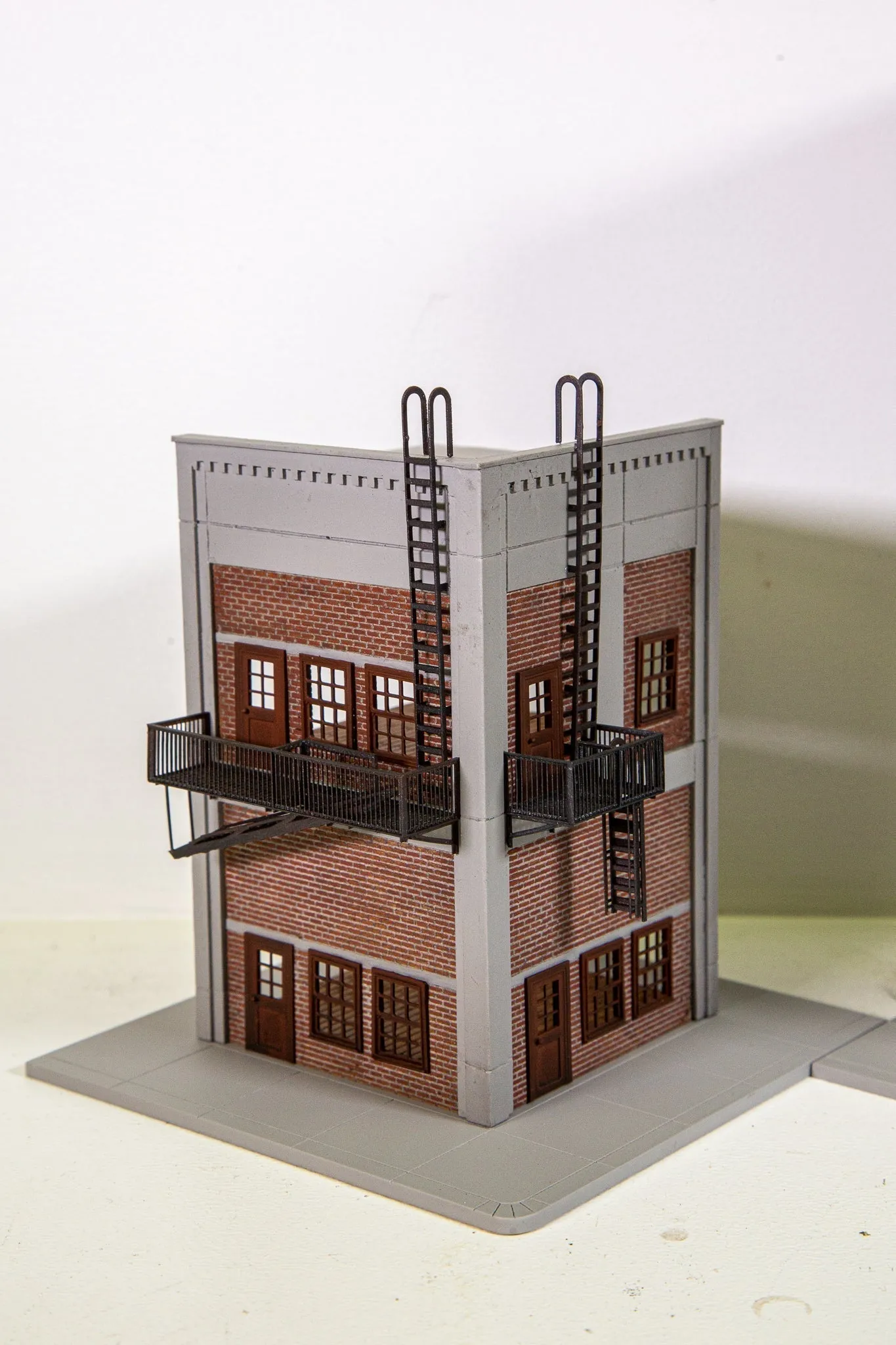 2nd Floor & Above Fire Escape Ladder - Half Panel Width