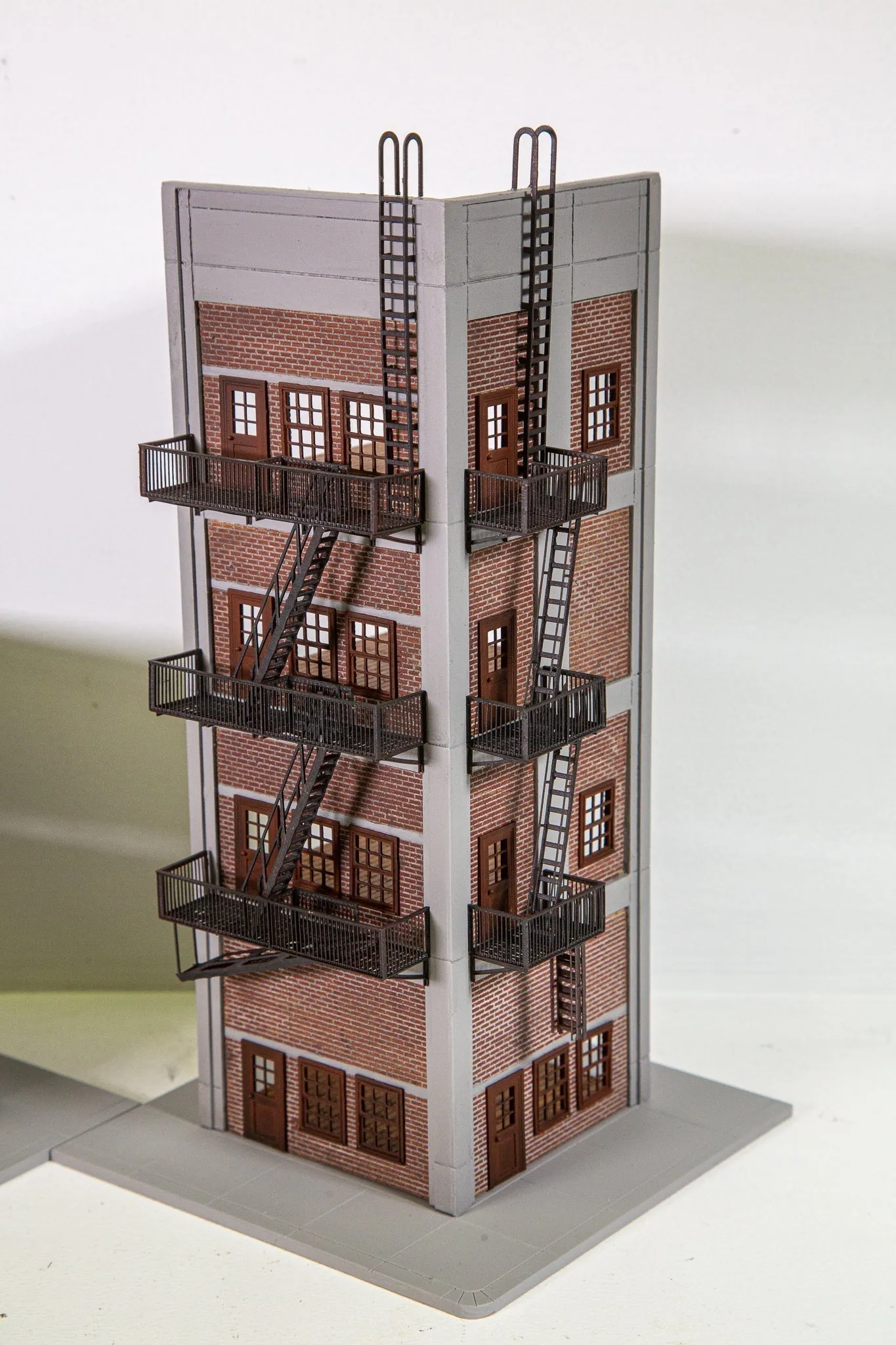 2nd Floor & Above Fire Escape Ladder - Half Panel Width