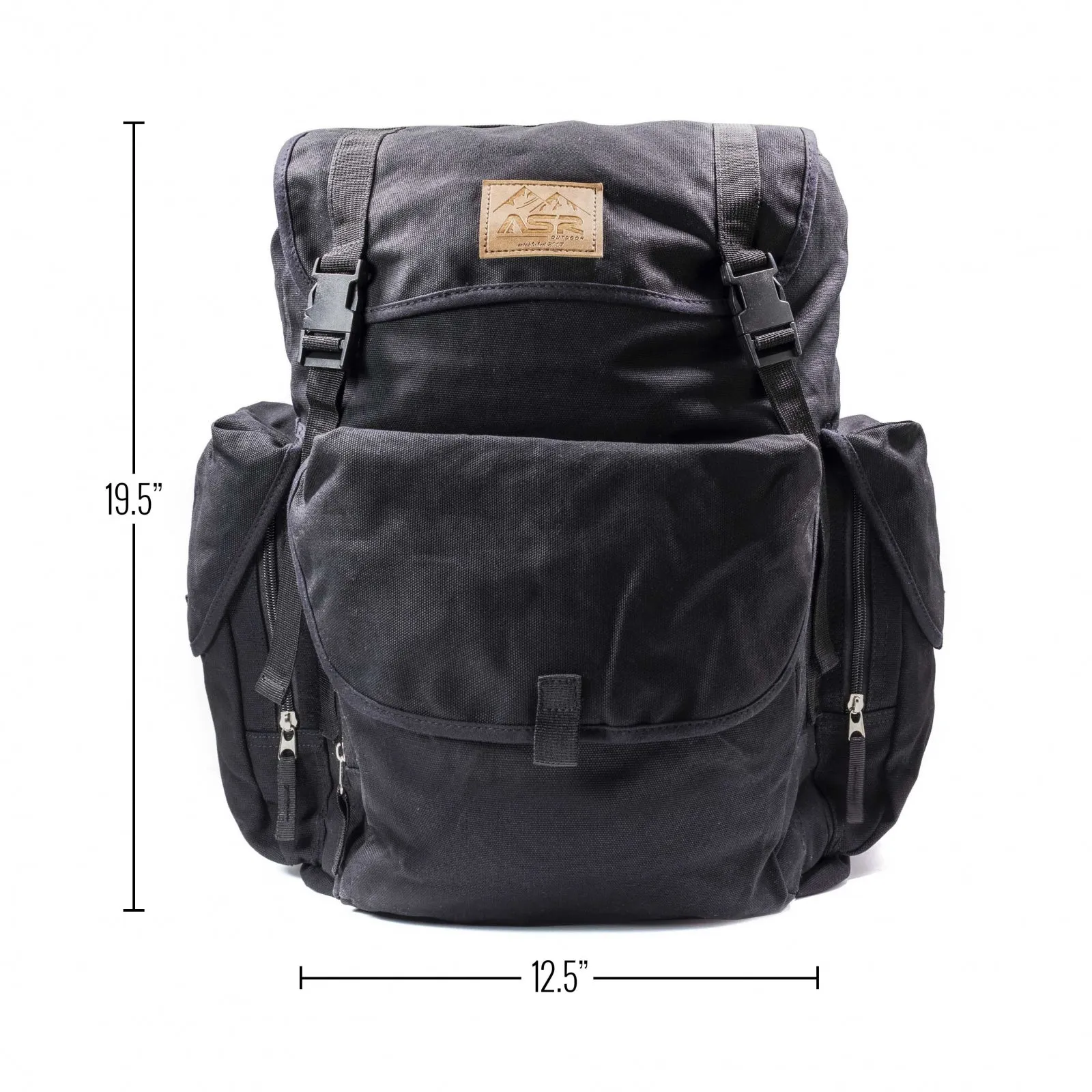 30L Heavy Stitch Gold Panning Backpack Camping Gear Canvas Rucksack (3 Colors)