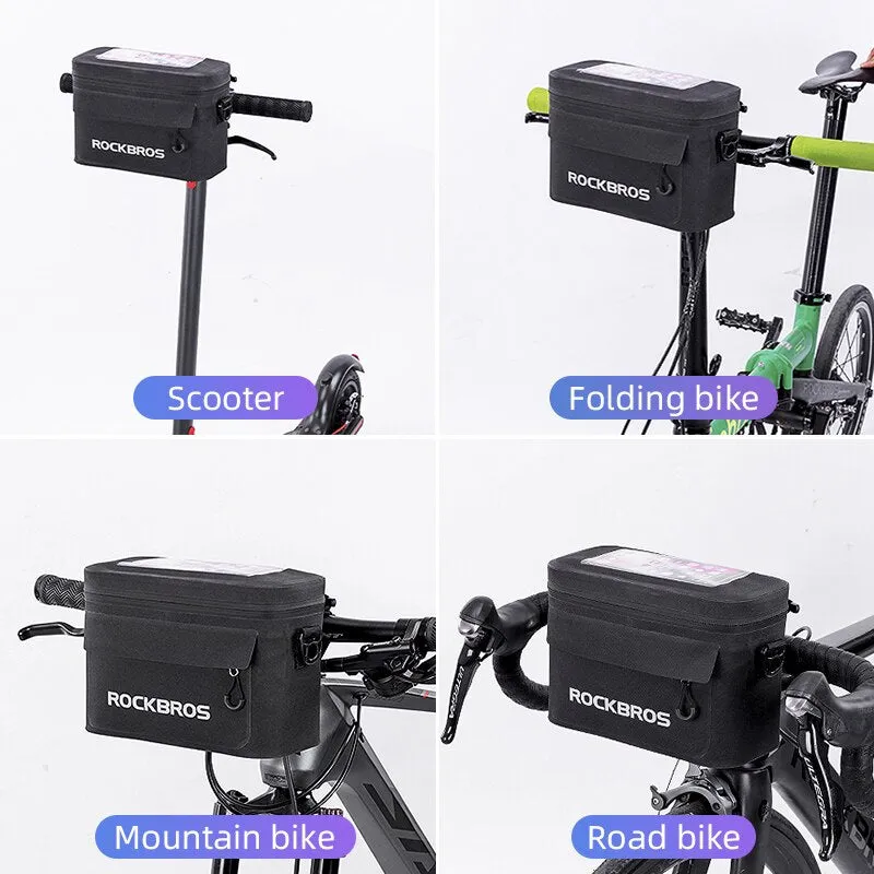 4.5L Bike Bag Multi-purpose Portable Bicycle Touch screen 6.0" Phone Handlebar Camera Shoulder Bags