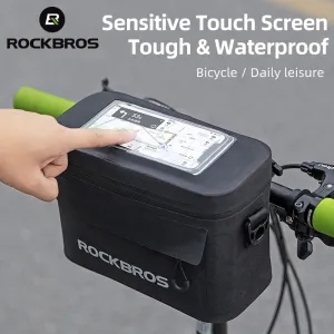 4.5L Bike Bag Multi-purpose Portable Bicycle Touch screen 6.0" Phone Handlebar Camera Shoulder Bags