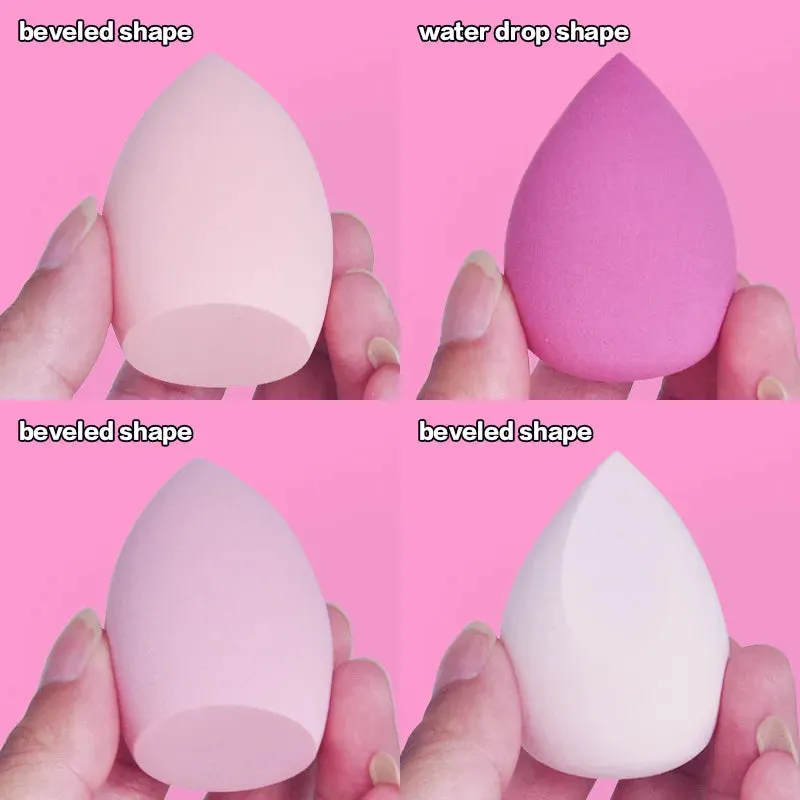 4pcs/bag Fashion Makeup Blender Puff Sponge Set for Flawless Beauty