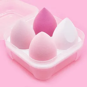 4pcs/bag Fashion Makeup Blender Puff Sponge Set for Flawless Beauty