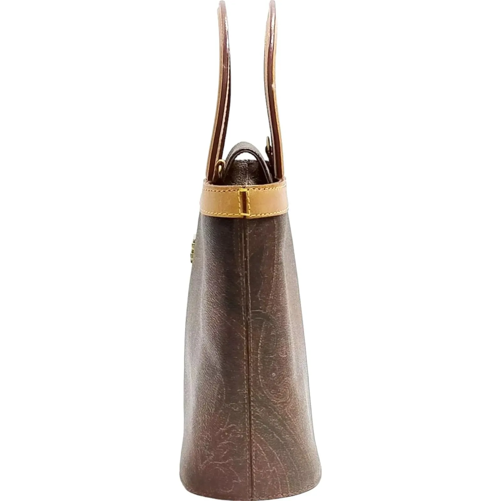 578208AN (G3) Etro Hand Bag Brown PVC