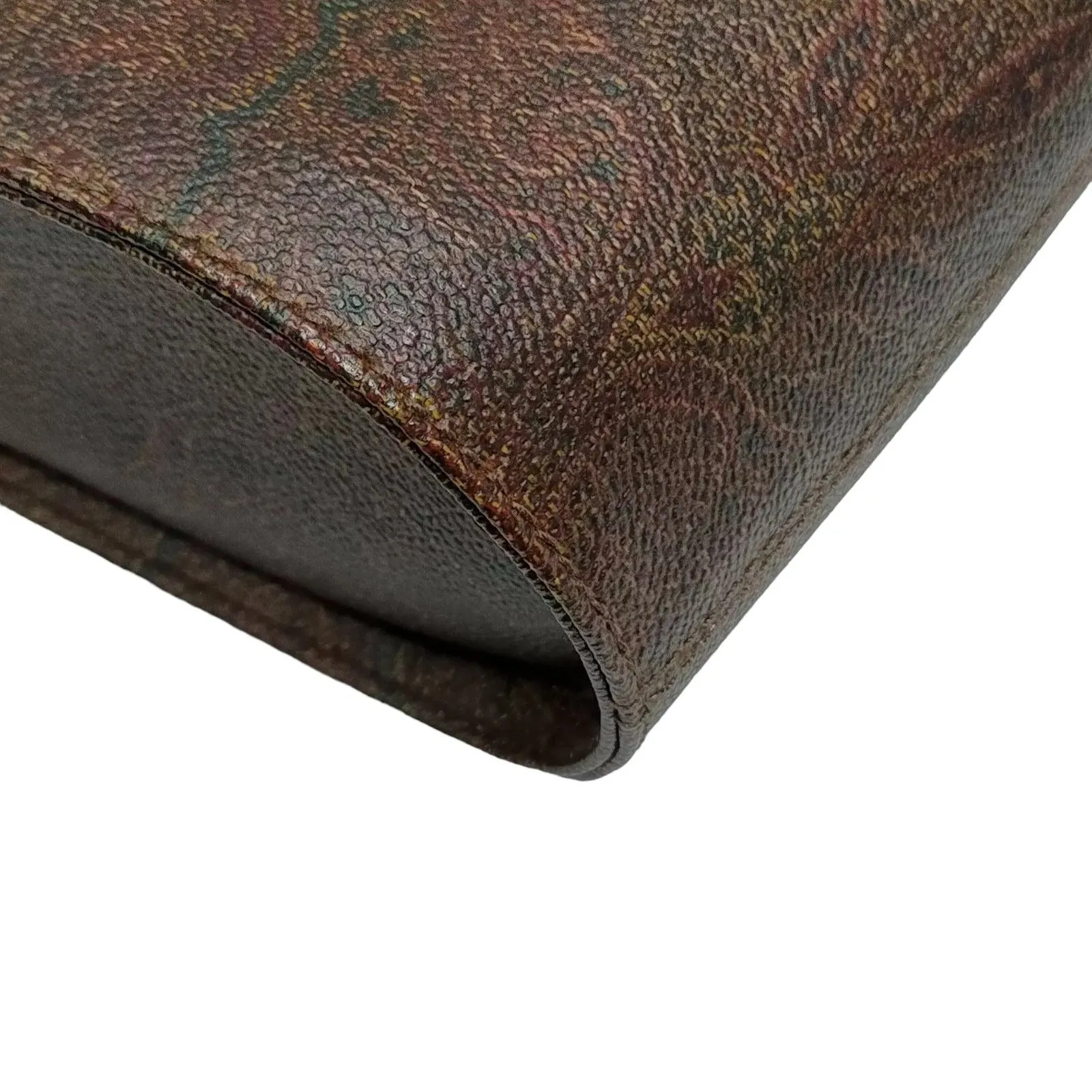 578208AN (G3) Etro Hand Bag Brown PVC