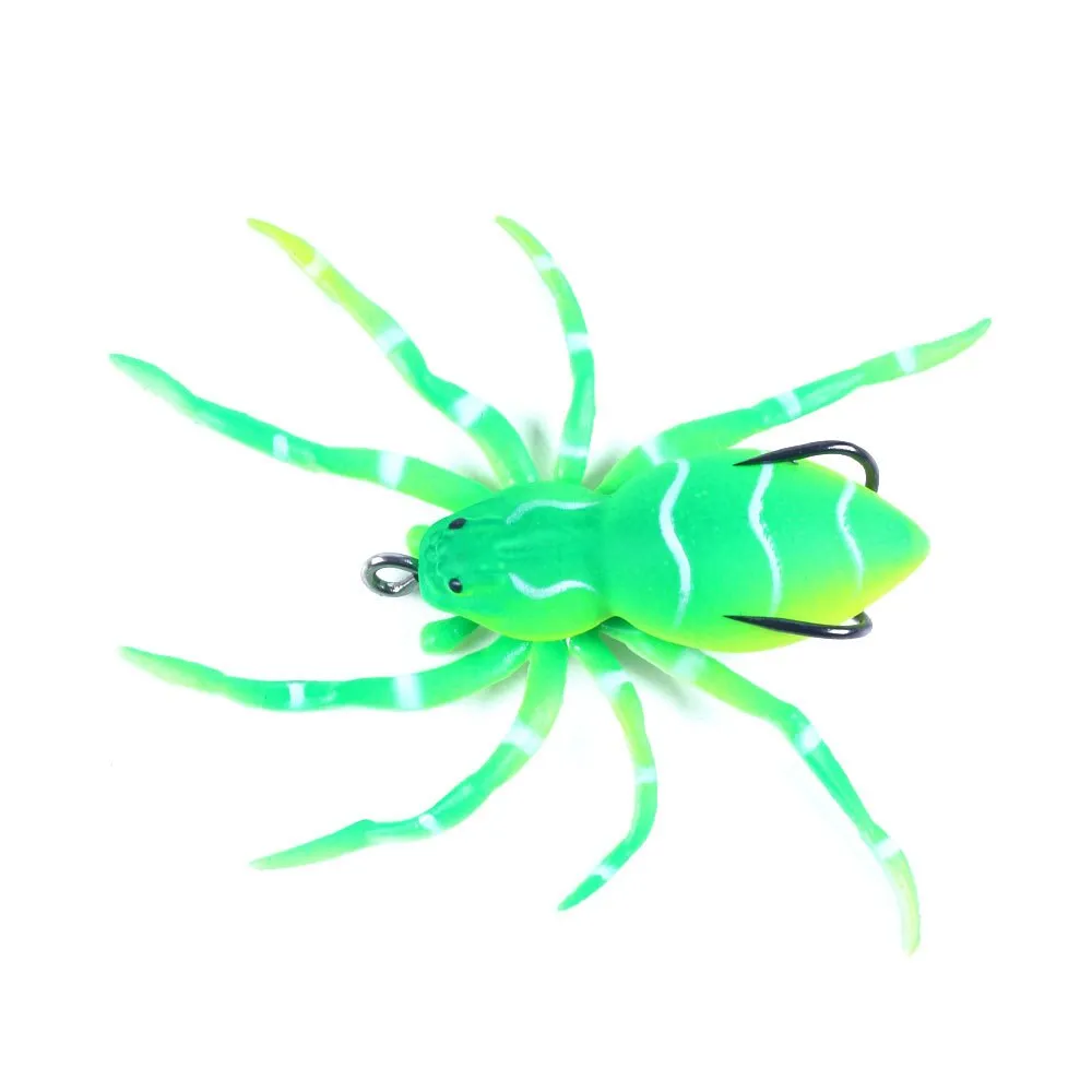 5pieces Spider Soft Bait Lures Weedless