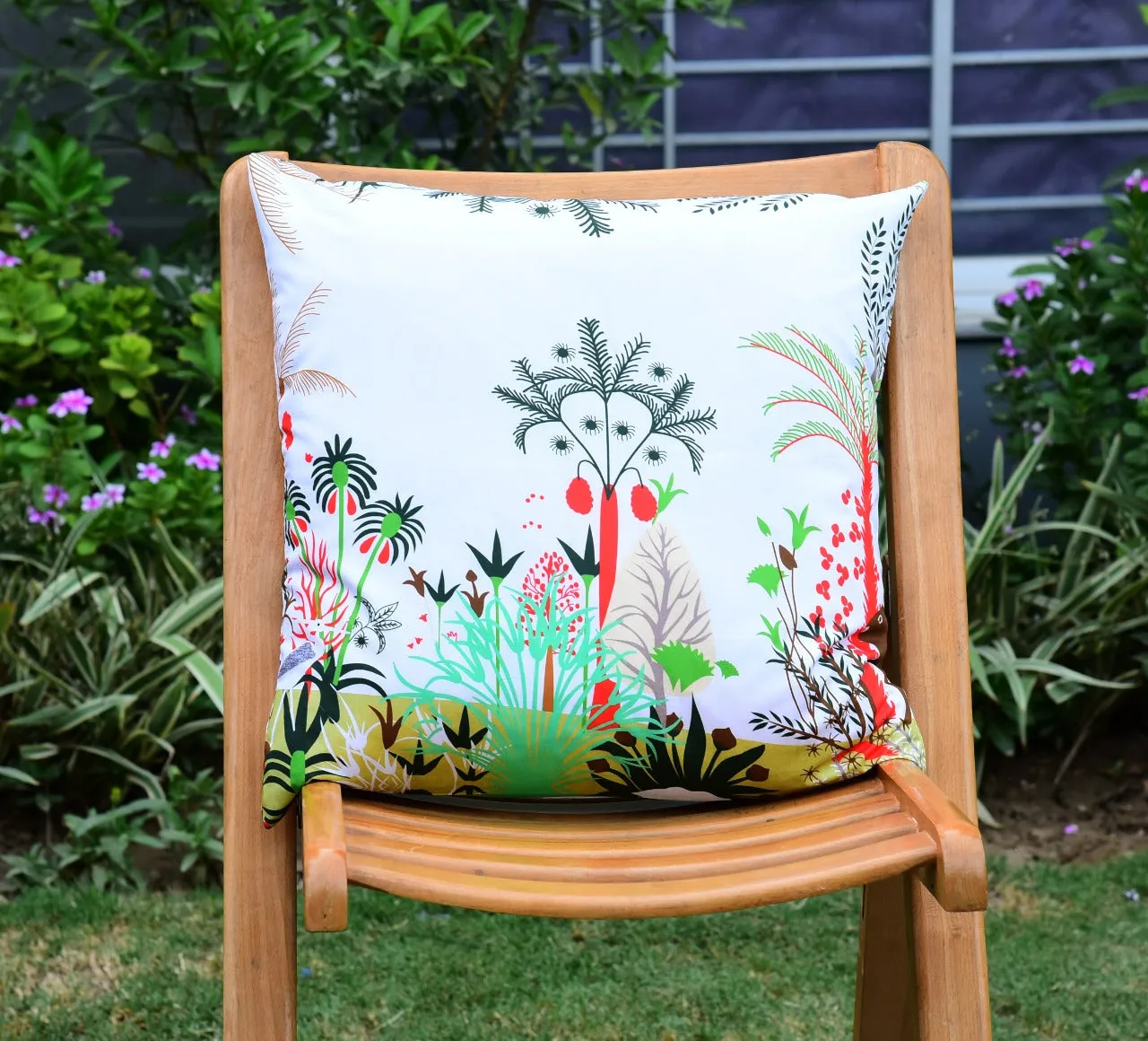 6 PCs Digital Printed Cotton Cushions-Taj Mahal