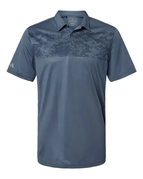 Adidas Camo Chest Print Polo A585