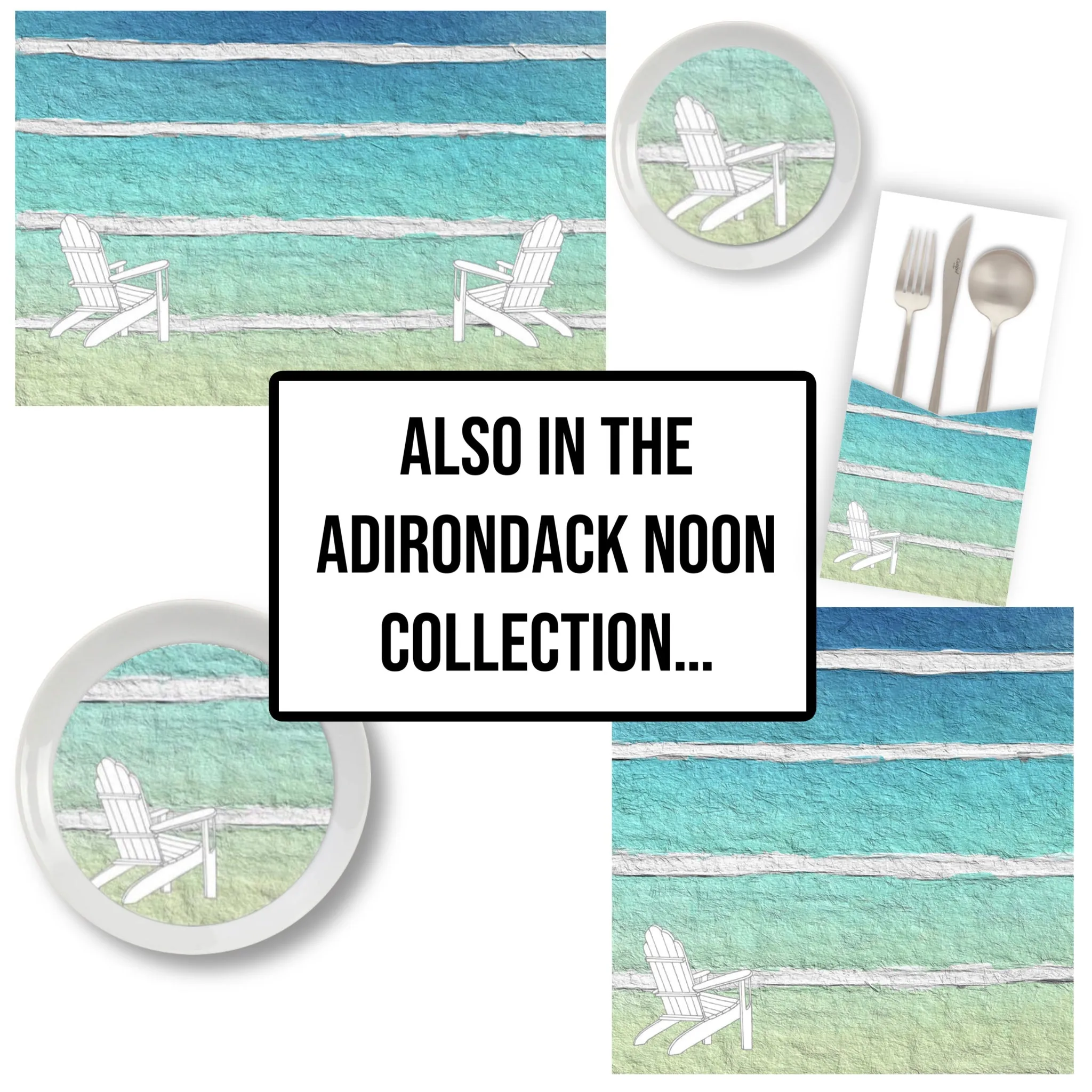 Adirondack Noon Charger - (SQUARE)
