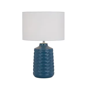 Agra Blue and White Ceramic Table Lamp