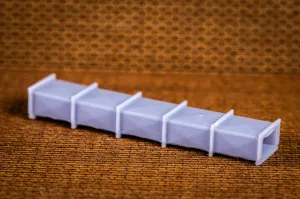 Air conditioner duct 5 section 60L 12w 8h - HO Scale