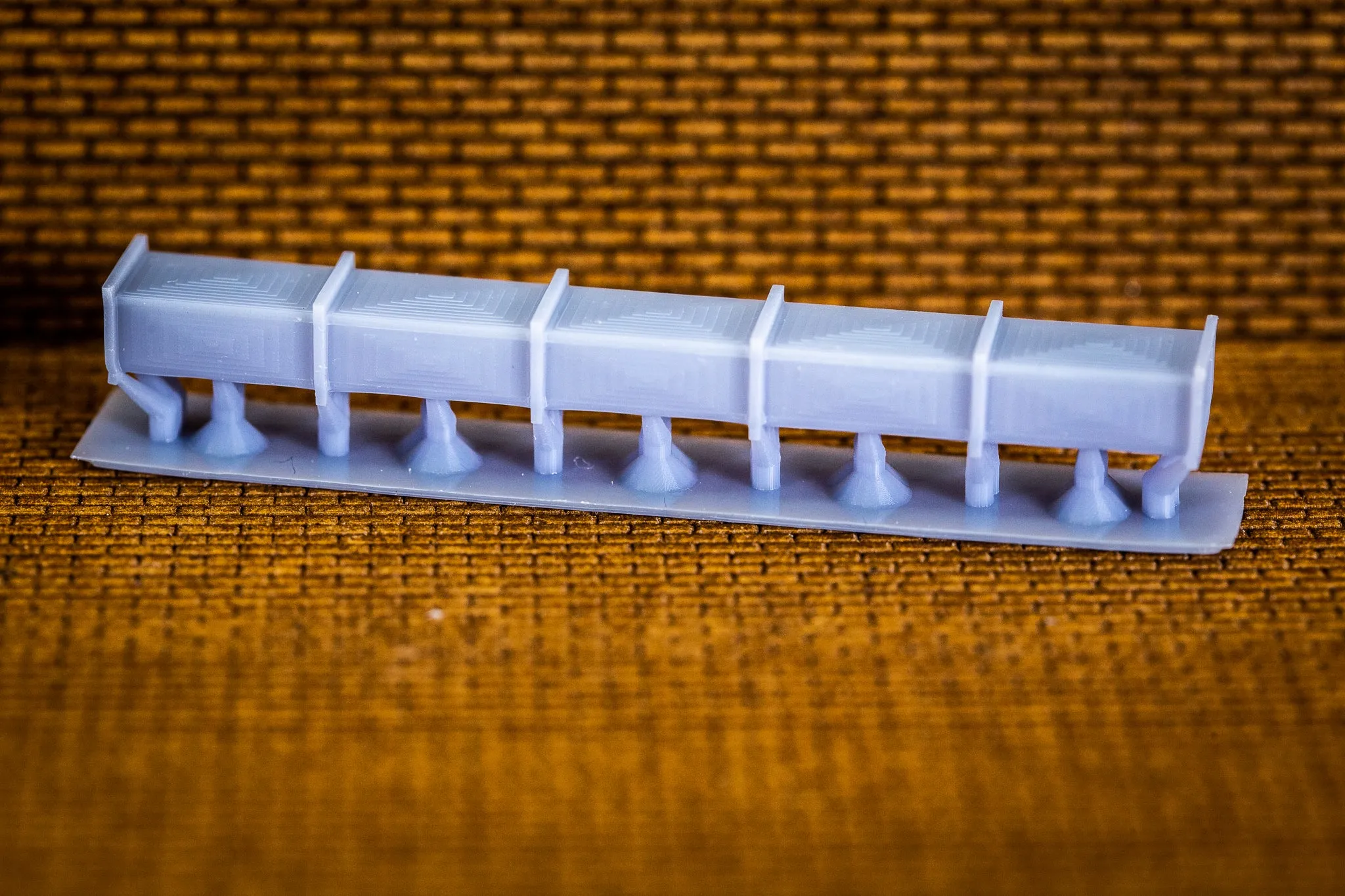 Air conditioner duct 5 section 60L 8w 6h - HO Scale
