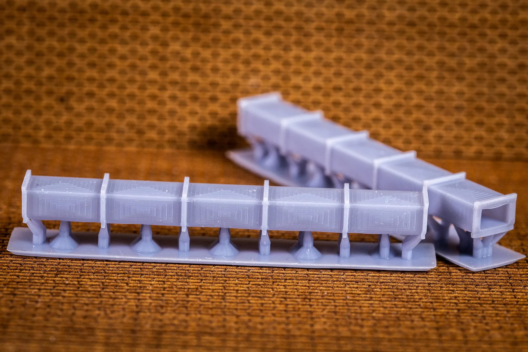 Air conditioner duct 5 section 60L 8w 6h - HO Scale