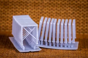 Air conditioner ducting leg 12w 14.4h - HO Scale