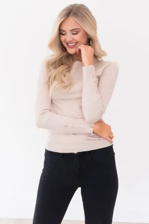 All About The Details Modest Sweater