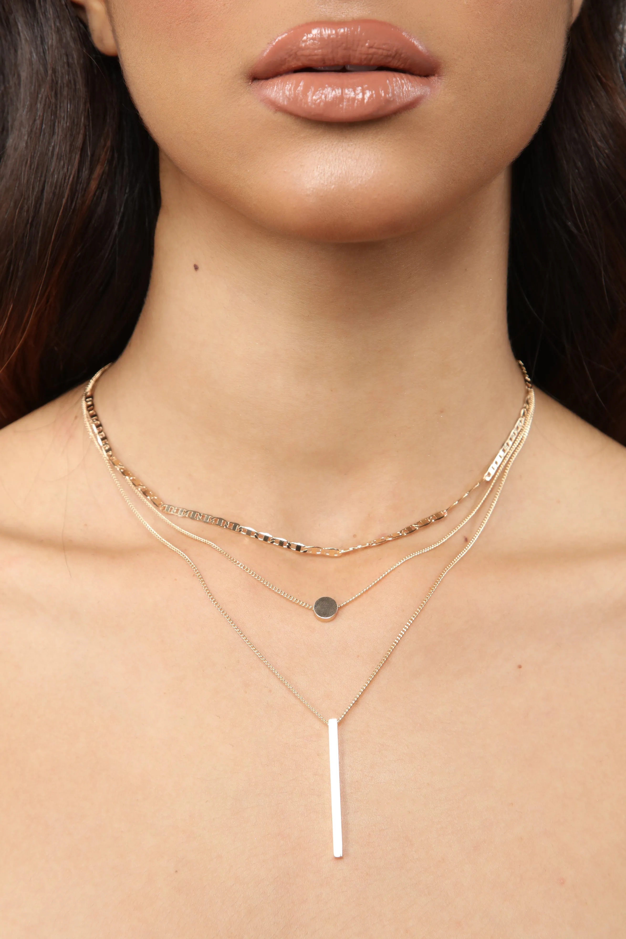 All In The Details Necklace - Gold