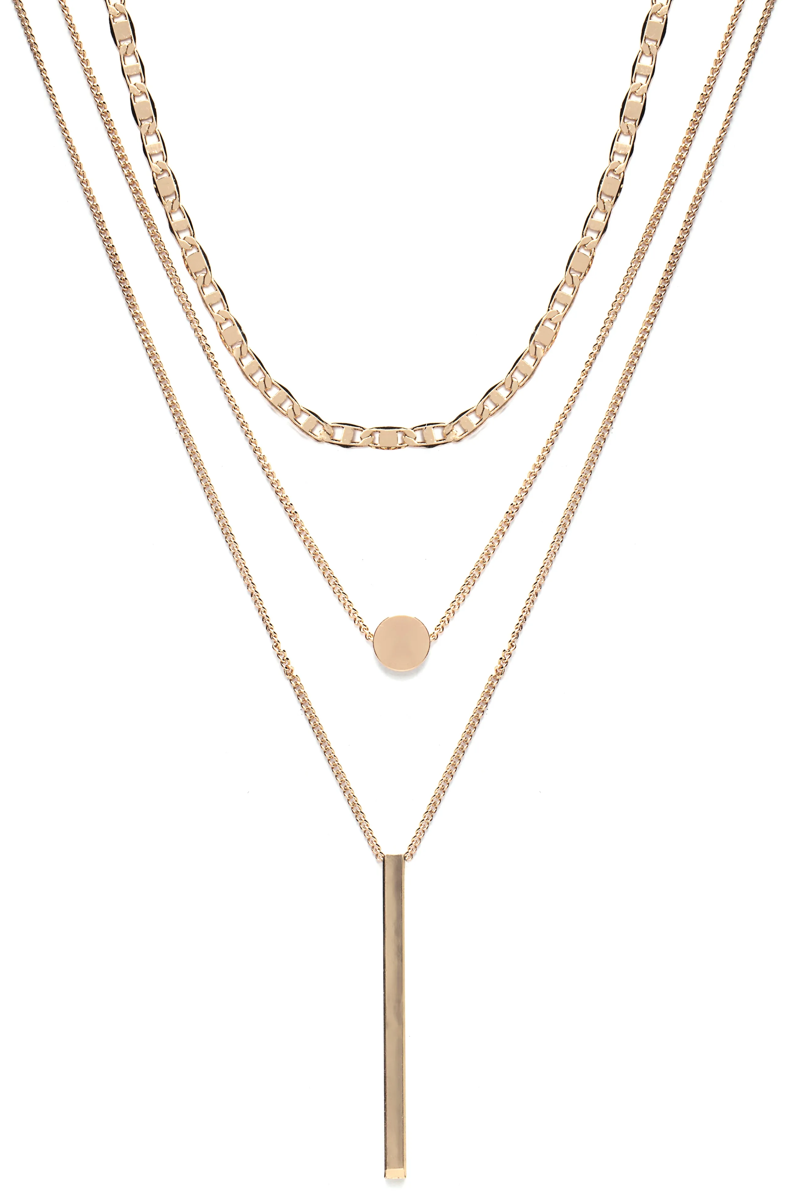 All In The Details Necklace - Gold