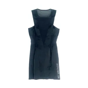 All Saints Black Mini Dress Mesh Cut-Out size XS