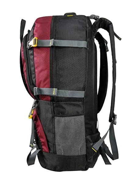 Alpha Nemesis 75 Ltrs Black Magenta Rucksack (OutAchiever)
