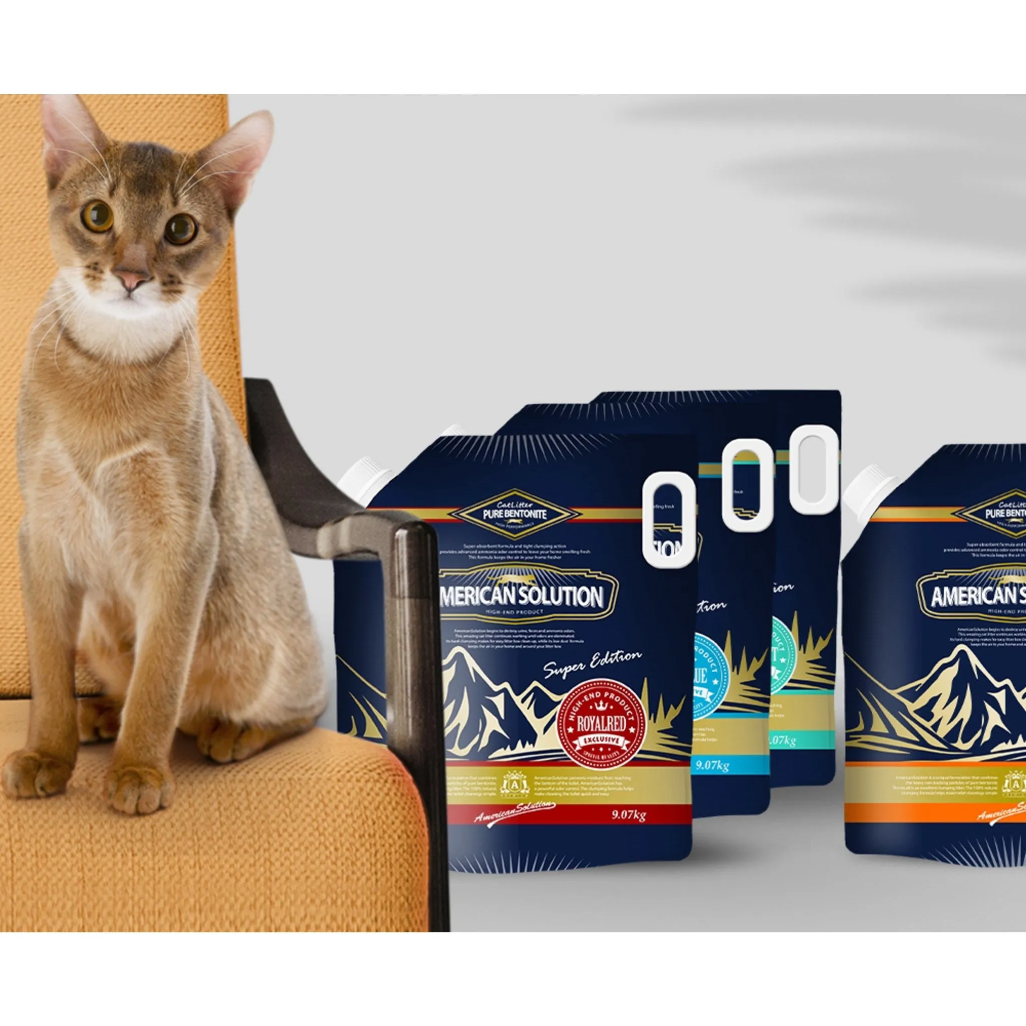 American Solutions Royal Red Cat Litter, 9.07kg, Elegant Scent, 2 Pack - 🏆 #65 - Pet Supplies - Best of December
