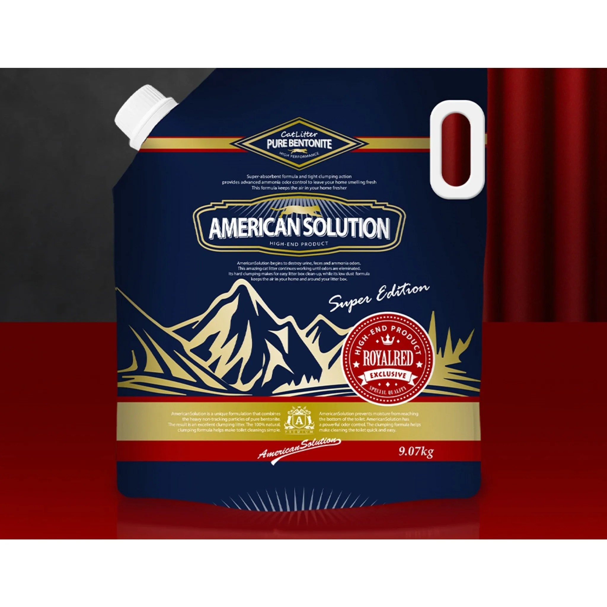 American Solutions Royal Red Cat Litter, 9.07kg, Elegant Scent, 2 Pack - 🏆 #65 - Pet Supplies - Best of December