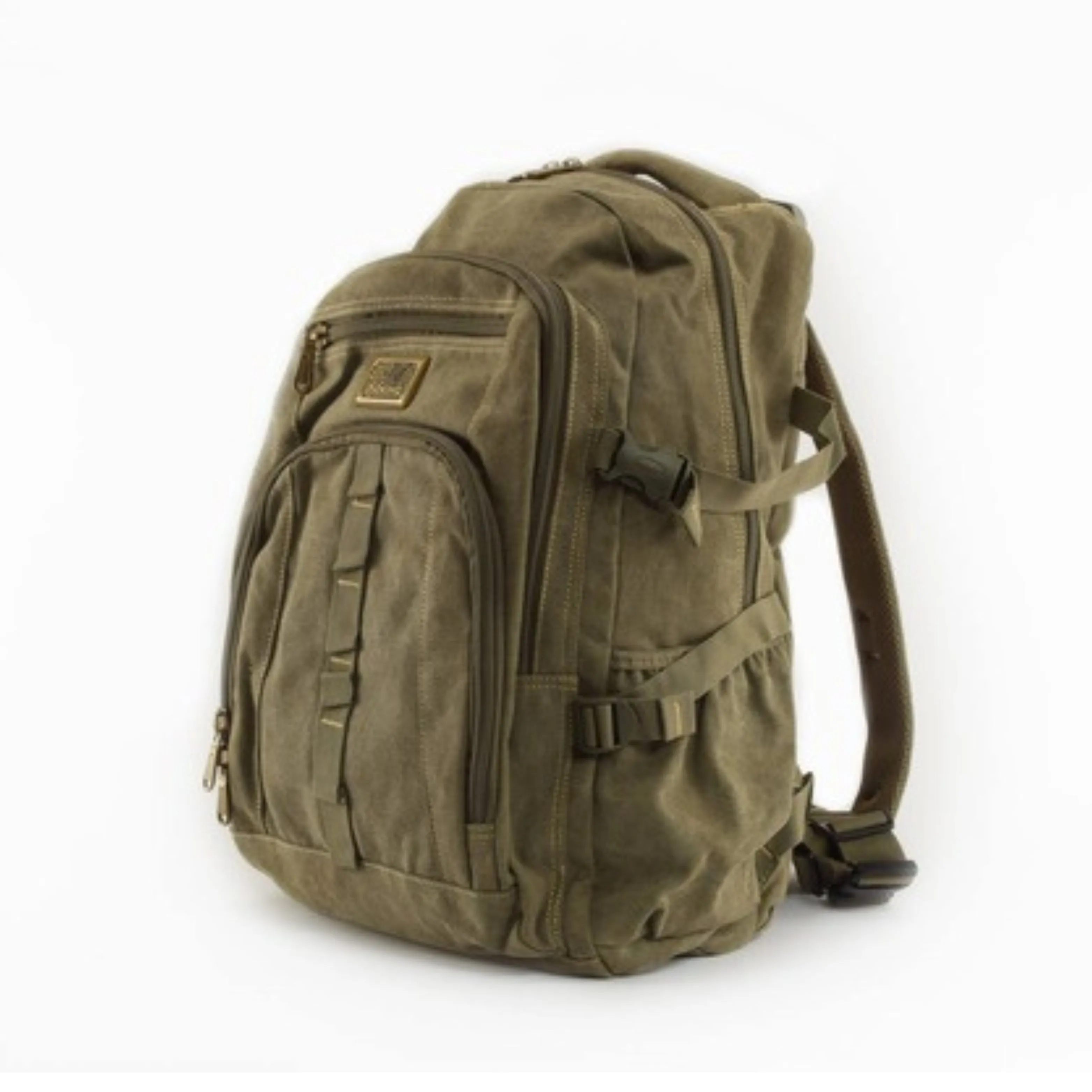 Aoking Canvas Student Laptop Backpack