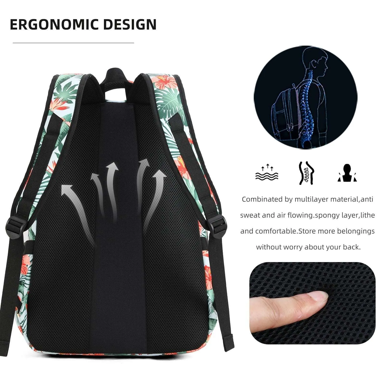 Aoking Classic Basic Travel Student Backpack