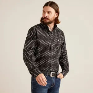 Ariat Men's Slade Classic Fit Long Sleeve Shirt, Black