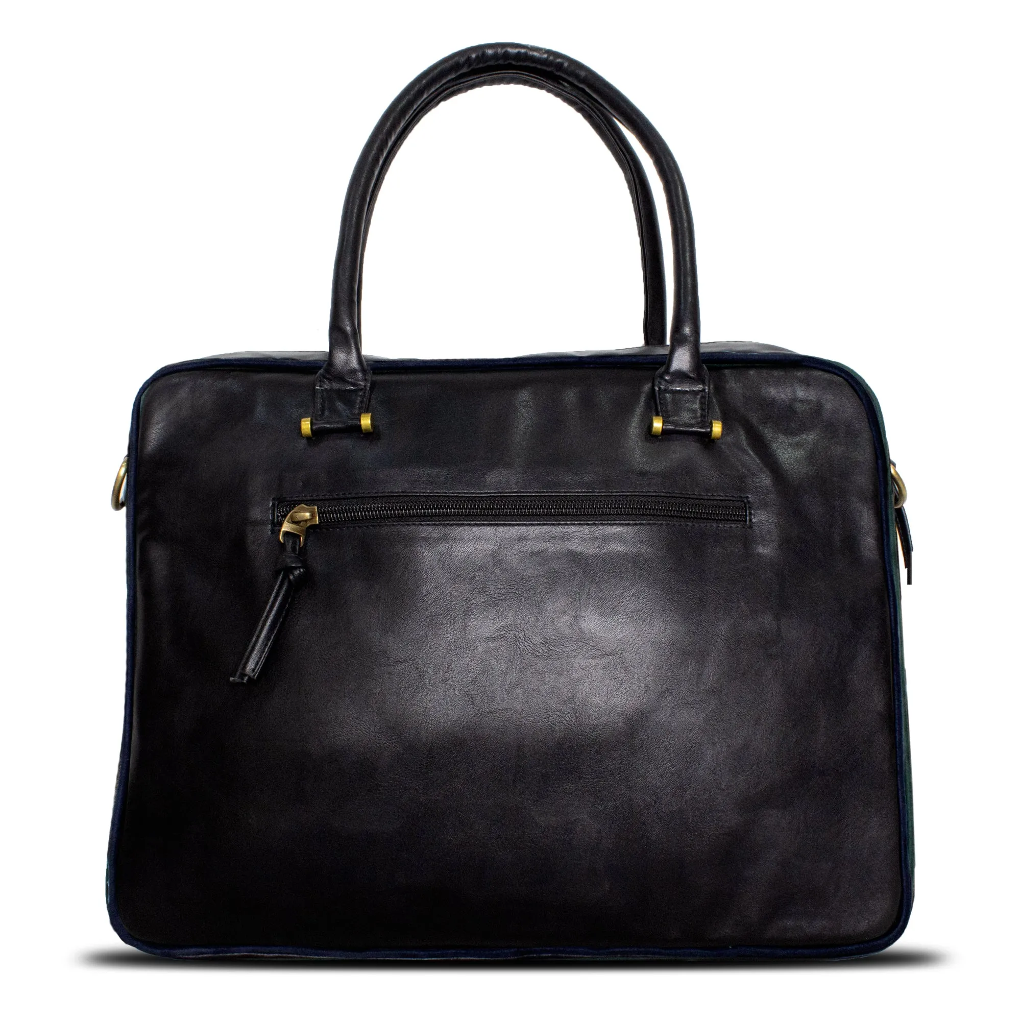 Aristo Laptop Bag - Black   Blue