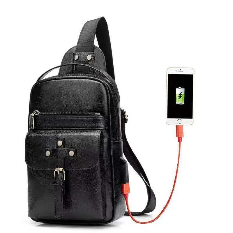 Backpack Waist Shoulder bag compatible with Ebook, Tablet and for Motorola Moto G8 Power (2020) - Black