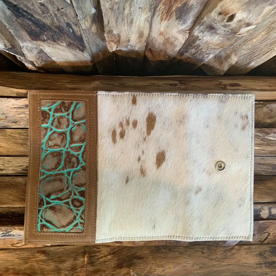 Bandit Wallet with Embossed Leather #1342