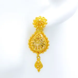 Beautiful Beaded Tassel Earrings
