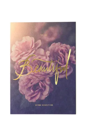 Beautiful Beyond Description {Card}
