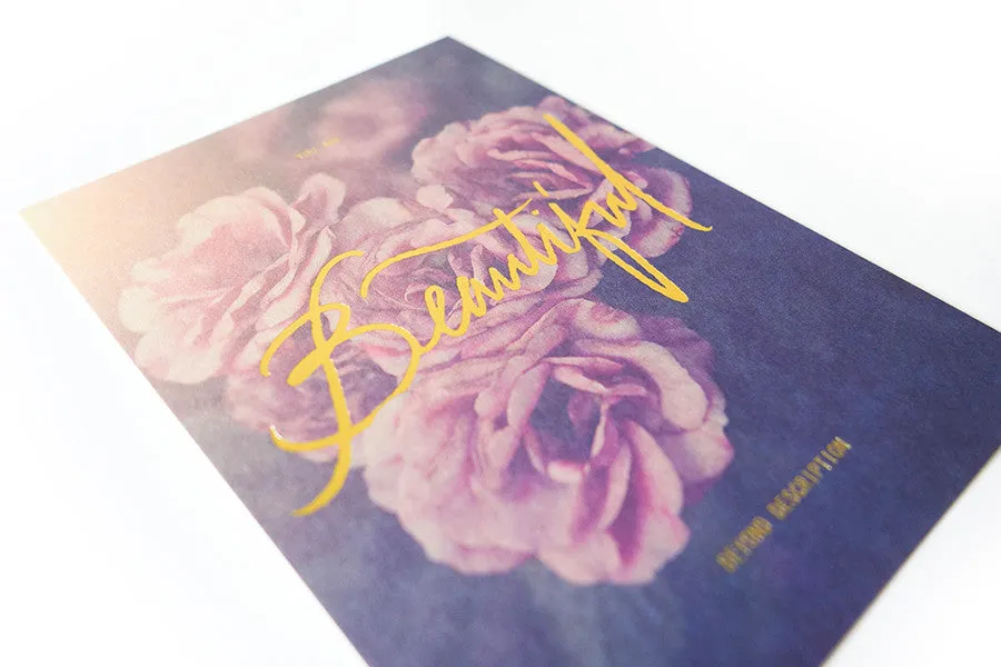 Beautiful Beyond Description {Card}