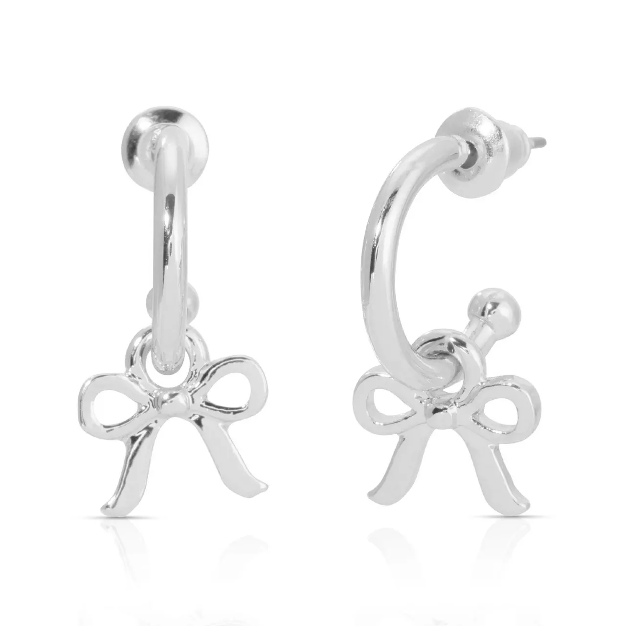 Beautiful Bows Earrings - Silver