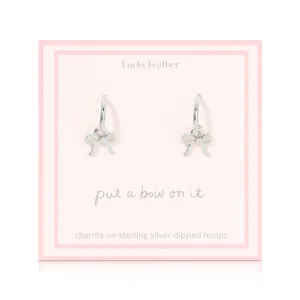 Beautiful Bows Earrings - Silver
