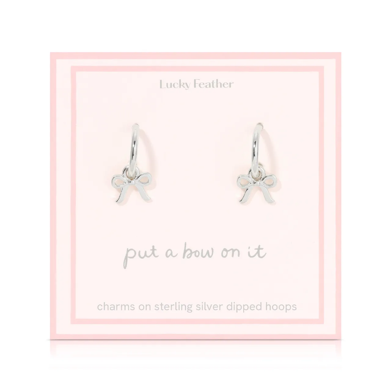 Beautiful Bows Earrings - Silver