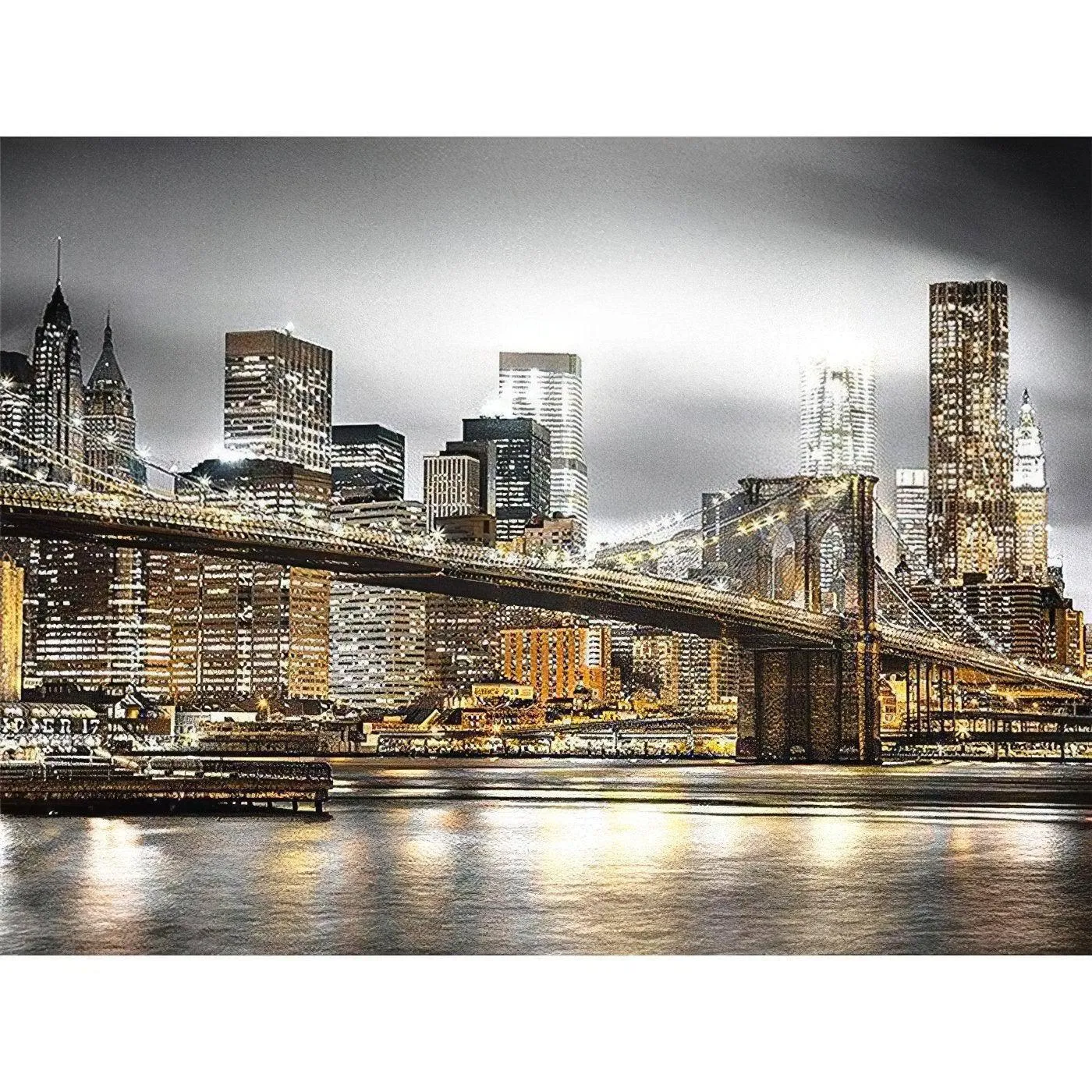 Beautiful City And Bridge