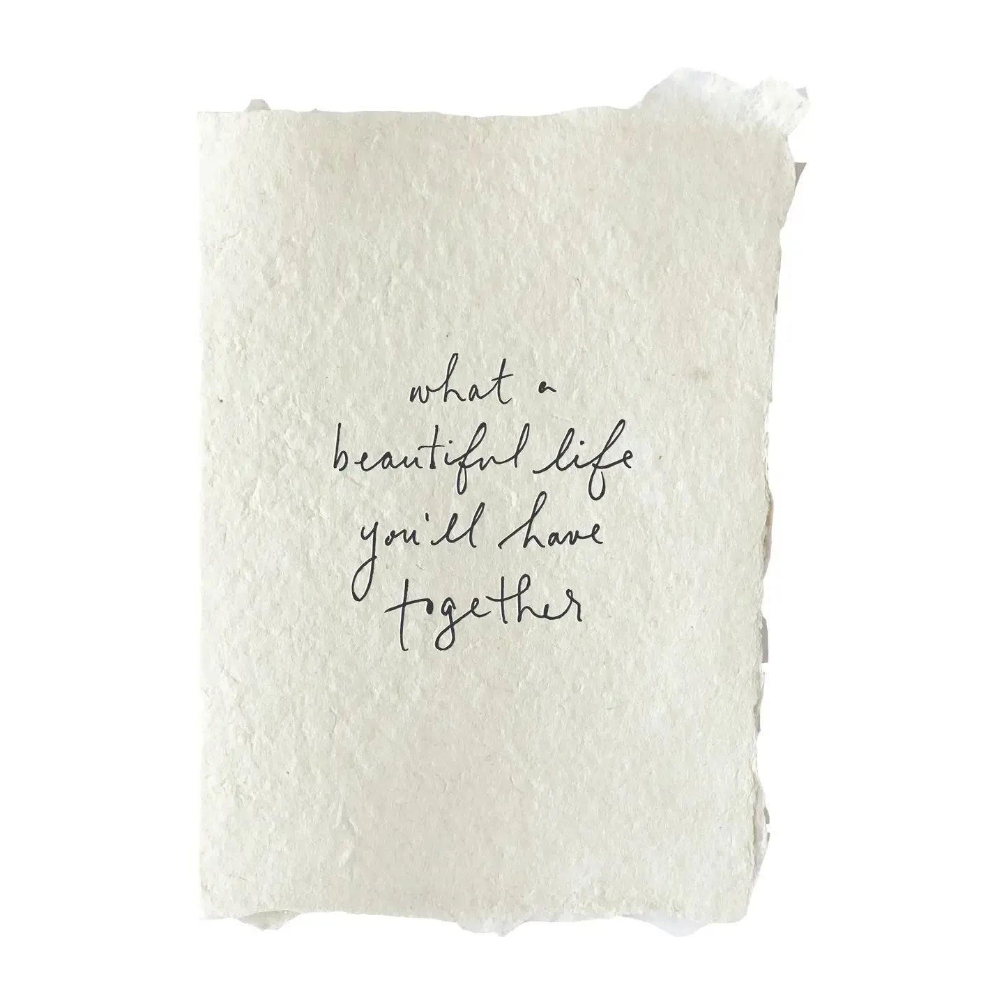 Beautiful Life Card