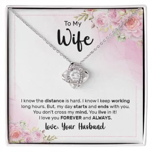 Beautiful  Love Knot Necklace