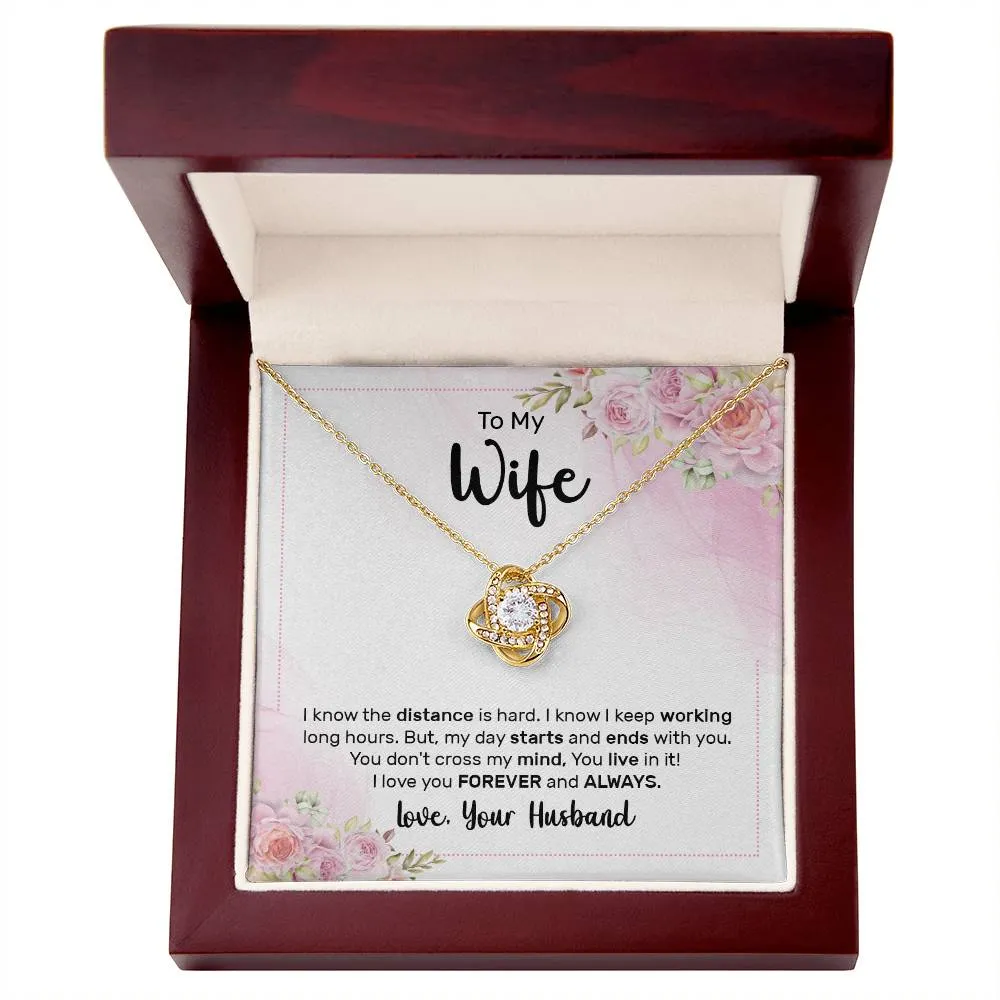 Beautiful  Love Knot Necklace