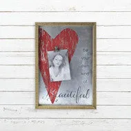 Beautiful Metal Framed Sign