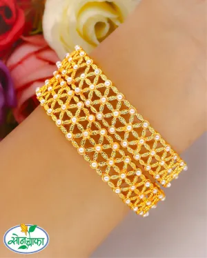 BEAUTIFUL PEARL BEADS BANGLES